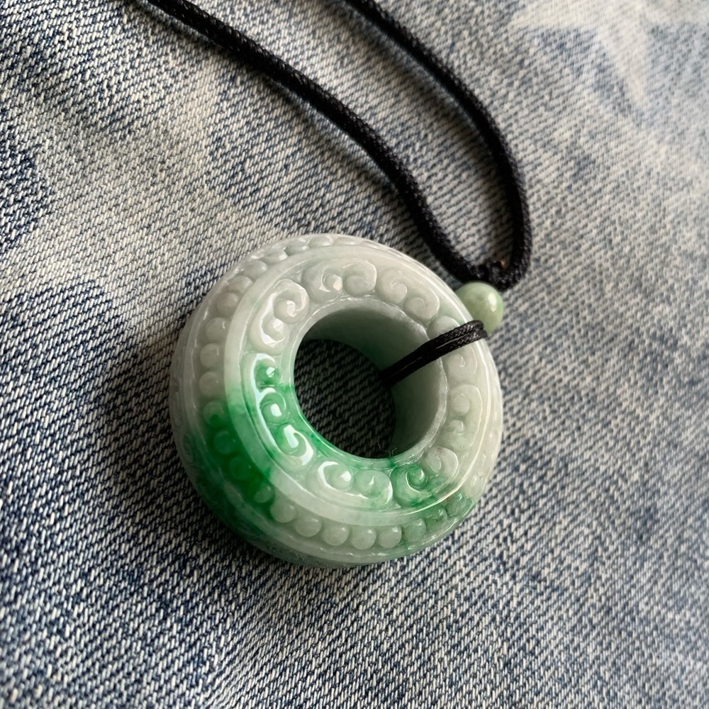 💚Luck & Peace Authentic Jade jadeite Necklace